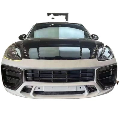 Cayenne Porsche Body Kit Diffuseur de lèvres avant en fibre de carbone sèche