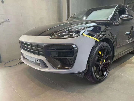 Cayenne Porsche Body Kit Diffuseur de lèvres avant en fibre de carbone sèche