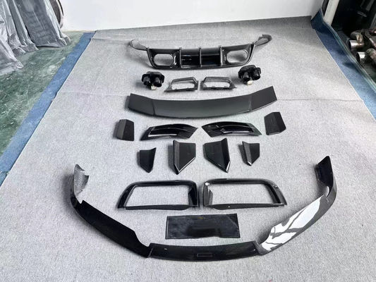 Réparation Porsche 992 Body Kit BS Style Turbo Widebody Diffuseur Spoiler Fibre de carbone sèche