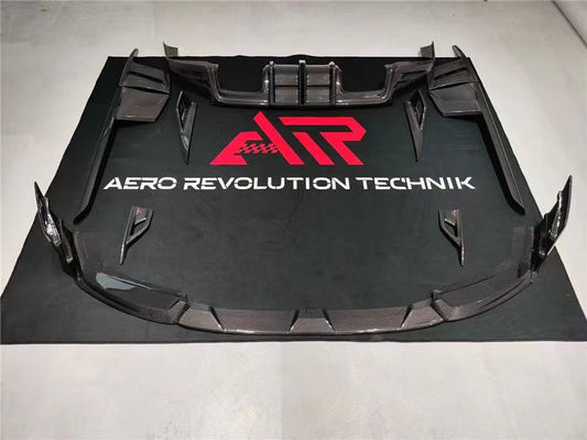 Pour la BMW M2 G87 Kit de carrosserie en fibre de carbone M2 G87 Upgraded AE Style Carrosserie en fibre de carbone diffuseur de lèvres avant Spoiler