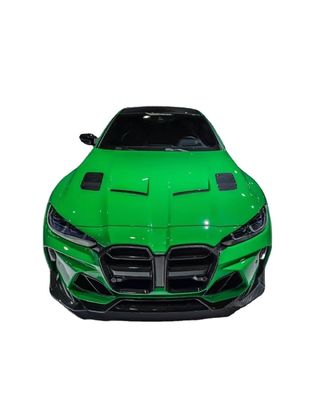 Pour BMW M3 M4 Carrosserie en fibre de carbone G80 G82M3 M4 Mise à jour VORS Style Pare-chocs avant en fibre de carbone