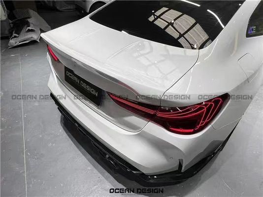 Pour BMW G87 M2 Couverture arrière du coffre en fibre de carbone G87 M2 Couverture arrière en fibre de carbone de type CSL et capot du coffre