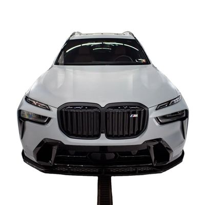 Pour BMW X7 Kit de carrosserie en fibre de carbone X7 Kit de carrosserie en fibre de carbone Diffuseur de lèvre avant Spoiler Hood