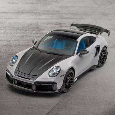 992 Turbo Porsche Body Kit Fibre de carbone MSY style Diy Poursuite arrière