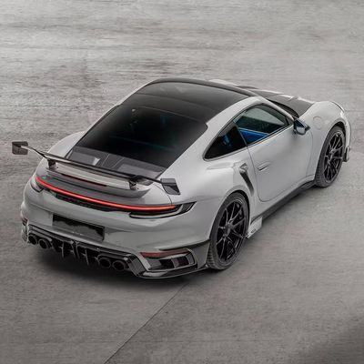 992 Turbo Porsche Body Kit Fibre de carbone MSY style Diy Poursuite arrière