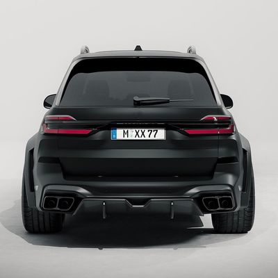Pour BMW X7 Kit de carrosserie en fibre de carbone X7 Kit de carrosserie en fibre de carbone Diffuseur de lèvre avant Spoiler Hood