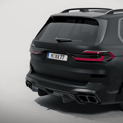Pour BMW X7 Kit de carrosserie en fibre de carbone X7 Kit de carrosserie en fibre de carbone Diffuseur de lèvre avant Spoiler Hood