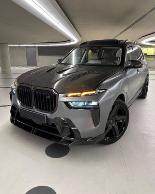 Pour la BMW X7 Carbone Fiber Hood X7 Kit de couverture du moteur en fibre de carbone de type LD