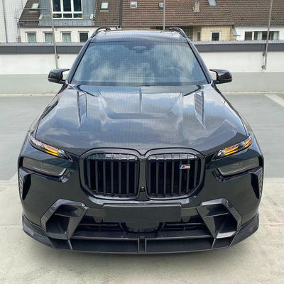 Pour la BMW X7 Carbone Fiber Hood X7 Kit de couverture du moteur en fibre de carbone de type LD