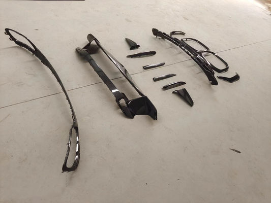 Pour BMW X7 Kit de carrosserie en fibre de carbone X7 OEM Style Diffuseur de lèvres avant en fibre de carbone