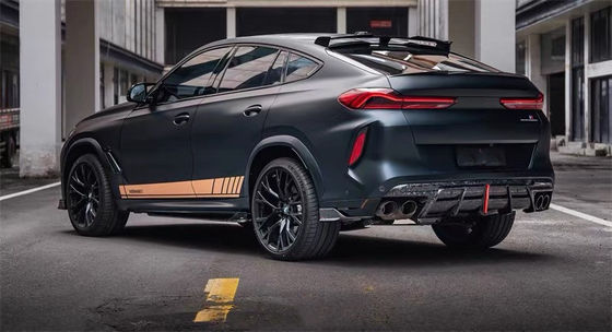 Pour BMW X5M X6M Carrosserie en fibres de carbone X5M X6M Carrosserie en fibres de carbone Diffuseur de lèvres avant Spoiler