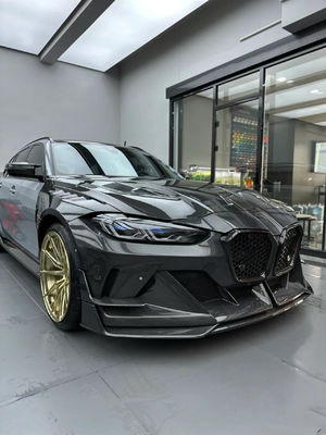 4 Coupé Bmw M3 Body Kit Bleu Remplacer avant GEEX Style avant pare-chocs