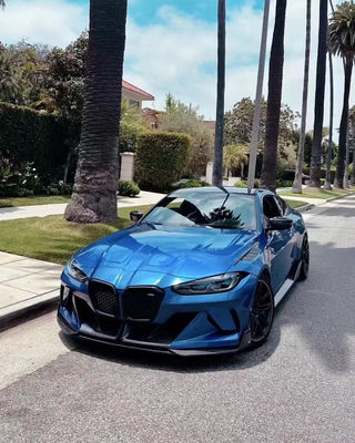 4 Coupé Bmw M3 Body Kit Bleu Remplacer avant GEEX Style avant pare-chocs