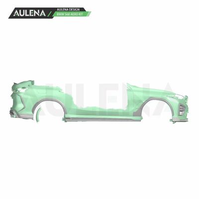 SUV Bmw X6 Body Kit Fibre de carbone X6M Front pare-chocs Splitter lèvre Spoiler côté