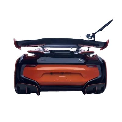 I8 BMW Body Kit Car 2018 - 2019 Spoiler à fibre de carbone avant Spoiler à l'aile du pare-chocs
