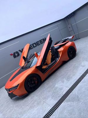 I8 BMW Body Kit Car 2018 - 2019 Spoiler à fibre de carbone avant Spoiler à l'aile du pare-chocs
