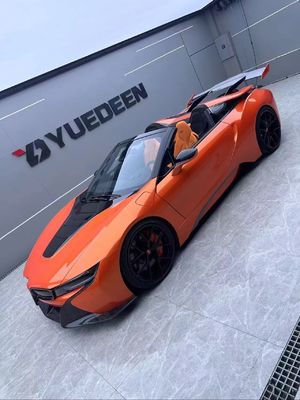 I8 BMW Body Kit Car 2018 - 2019 Spoiler à fibre de carbone avant Spoiler à l'aile du pare-chocs