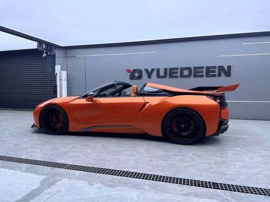 I8 BMW Body Kit Car 2018 - 2019 Spoiler à fibre de carbone avant Spoiler à l'aile du pare-chocs