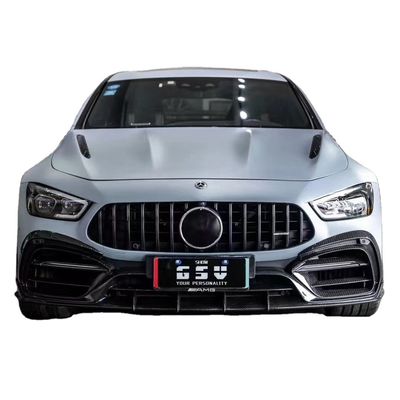 Pour Mercedes AMG GT50 53 63 Carrosserie en fibre de carbone AMG GT50 53 63 Modifié Top Style Diffuseur de lèvres avant en fibre de carbone