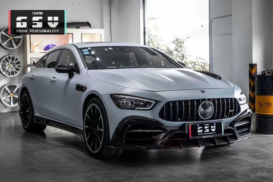 Pour Mercedes AMG GT50 53 63 Carrosserie en fibre de carbone AMG GT50 53 63 Modifié Top Style Diffuseur de lèvres avant en fibre de carbone