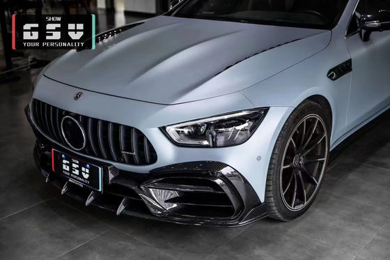 Pour Mercedes AMG GT50 53 63 Carrosserie en fibre de carbone AMG GT50 53 63 Modifié Top Style Diffuseur de lèvres avant en fibre de carbone