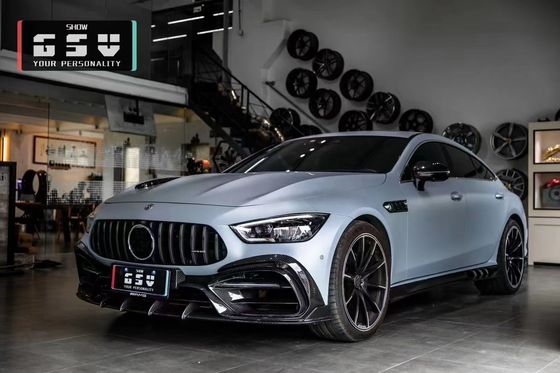 Pour Mercedes AMG GT50 53 63 Carrosserie en fibre de carbone AMG GT50 53 63 Modifié Top Style Diffuseur de lèvres avant en fibre de carbone