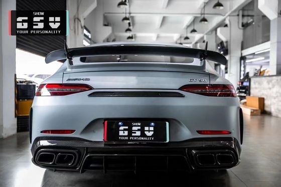 Pour Mercedes AMG GT50 53 63 Carrosserie en fibre de carbone AMG GT50 53 63 Modifié Top Style Diffuseur de lèvres avant en fibre de carbone