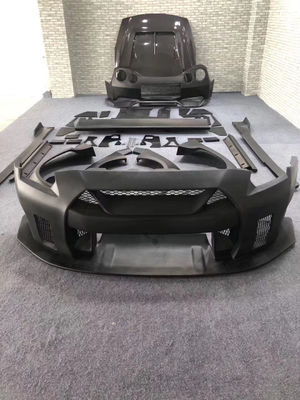 Hot 2022 Produits GTR R35wide Bodyki Body Kit pour Nissan GTR R35 Spoiler de pare-chocs avant et arrière
