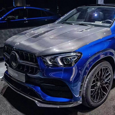 Nouveau produit Capot en fibre de carbone pour Mercedes GLE Coupé GLE Couvercle moteur en fibre de carbone Couvercle porte moteur