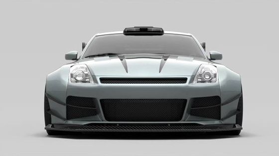 Couteau à air FRP Nissan 350z Kit large corps Jupe latérale OEM Front et pare-chocs arrière