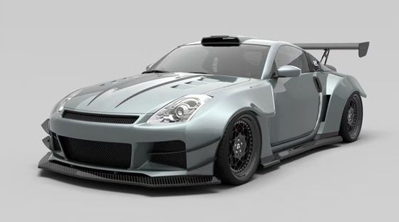 Couteau à air FRP Nissan 350z Kit large corps Jupe latérale OEM Front et pare-chocs arrière