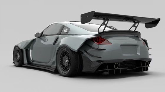 Couteau à air FRP Nissan 350z Kit large corps Jupe latérale OEM Front et pare-chocs arrière