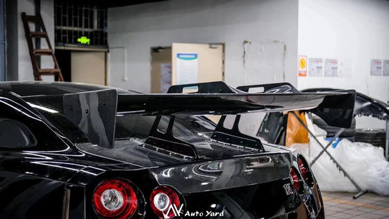 Silver GTR Nissan Body Kit LB Style Spoiler Pour voiture