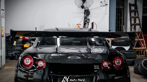 Silver GTR Nissan Body Kit LB Style Spoiler Pour voiture