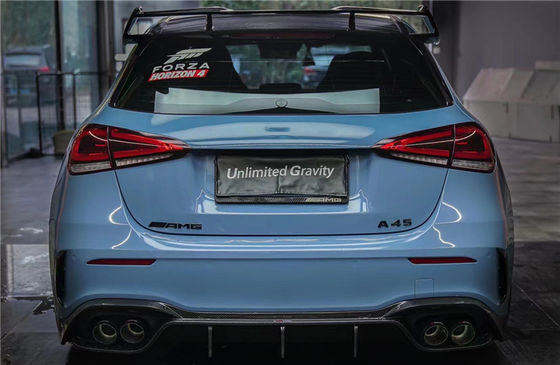 Nouveau produit Kit de carrosserie en fibre de carbone pour Mercedes CLA45S W177 CLA45S W177 Spoiler diffuseur de pelle avant en fibre de carbone