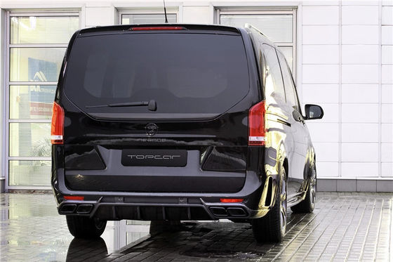 Kit de carrosserie pour Benz Vito V260 FRP + Matériaux en fibres de carbone Vito V260 Modifié TOPCAR Style Kit de carrosserie avant et arrière