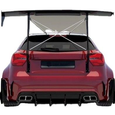 Pour Mercedes AMG A45 Kit de carrosserie en fibres de carbone A45 Upgraded Top Style Front Shovel Diffuser Spoiler Wide-body Kit