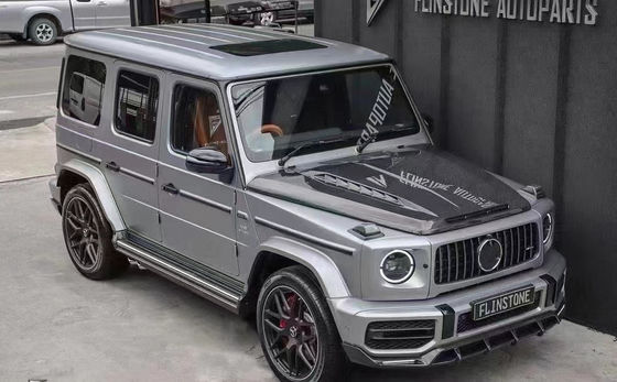 Pour la classe Benz G W464 W463 G500 G550 G63 G350 Couverture de machine en fibre de carbone W464 W463 Couverture de style Topcar