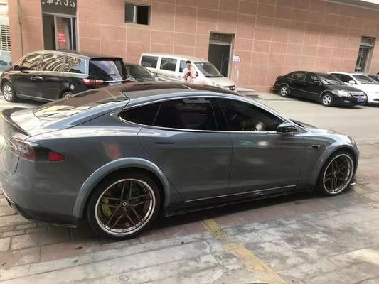 Vente du kit de carrosserie en fibres de carbone du modèle S pour le modèle S large bodyki Carrosserie en fibres de carbone avant pelle arrière diffuseur spoiler
