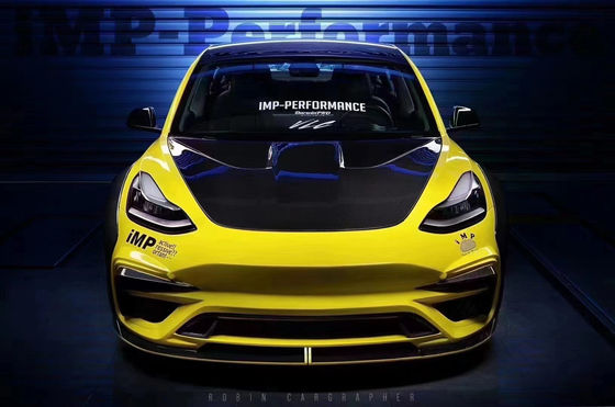 Nouveau produit modèle 3 large bodyki pour le kit de carrosserie Tesla MODEL 3 mise à niveau de style IMP Spoilers de pare-chocs avant et arrière