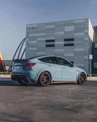 Nouveau produit MODEL Y Kit de carrosserie en fibre de carbone Modèle Y Paille avant Couverture de spoiler diffuseur arrière