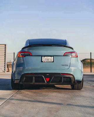 Nouveau produit MODEL Y Kit de carrosserie en fibre de carbone Modèle Y Paille avant Couverture de spoiler diffuseur arrière