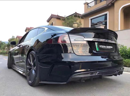 Pour tesla Modèle S Body Kit Modèle S Modèle S Modélisé PD-style avant et arrière pare-chocs Spoiler Body Kits