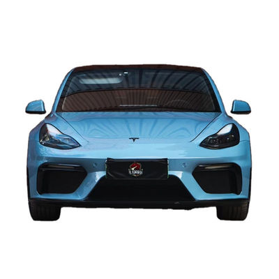 Pièces automobiles pour Tesla Modèle 3 Body Kit PP Matériau plastique Modèle 3 Kit de carrosserie de pare-chocs avant amélioré de style GT4