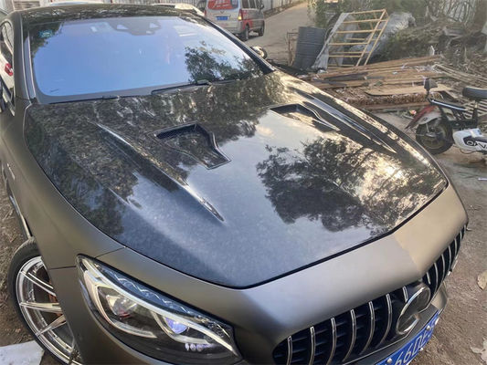 Pour Benz W217 Coupe de classe S Couvercle en fibre de carbone