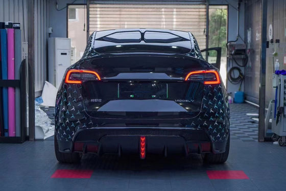 Pièces automobiles pour Tesla MODEL Y Body Kit MODEL Y Modèle Y Modèle SD amélioré Spoiler de pare-chocs avant et arrière Carrosserie en fibre de carbone