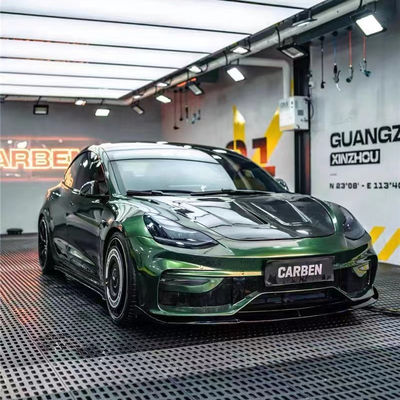 FPR 2019 Spoiler For Tesla Model 3 Body Kit 2022 ACP Style Avant et pare-chocs arrière