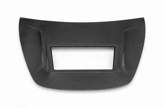 146cm Modèle 3 Tesla Body Kit Plastique Capot en fibre de carbone transparente