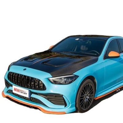 Pièces détachées pour Mercedes W206 C180C260 C300 Capot en fibre de carbone W206 Capot en fibre de carbone
