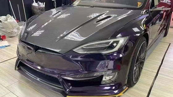 Modèle S Tesla Body Kit 2017 - 2019 Moteur de capot de spoiler de pare-chocs arrière